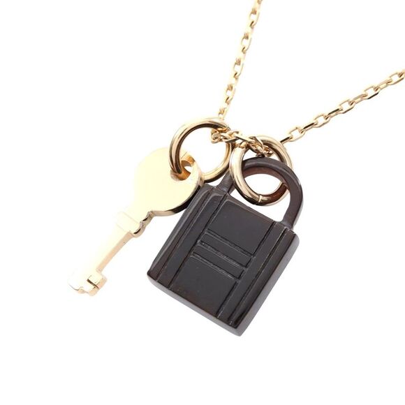 Hermes Amulet Padlock PM Necklace Gold - Picture 1 of 6